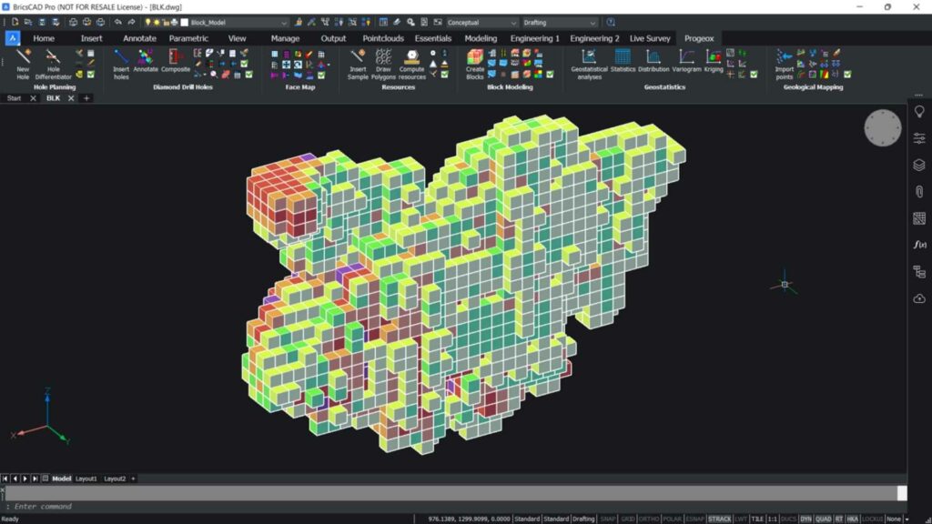 A 3D Block Model