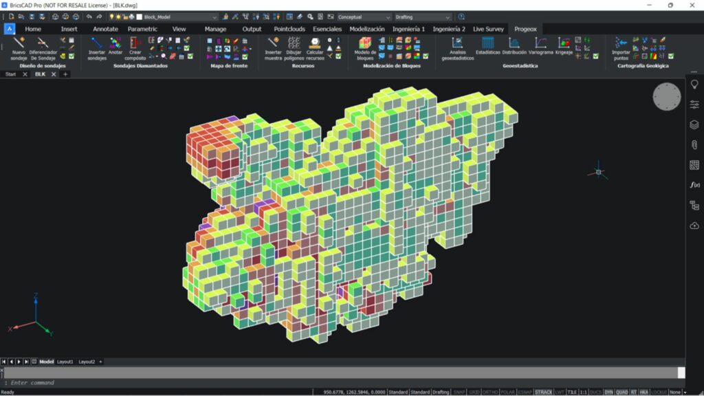PROGEOX – Módulo de Modelado de Bloques