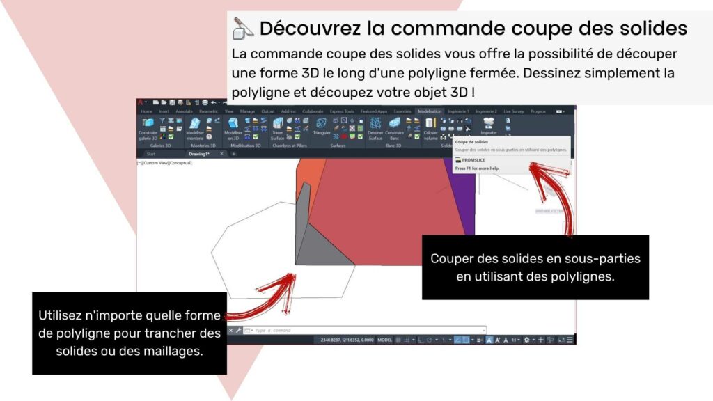 Command Highlight Modeling FR - Promine Feature Command Image