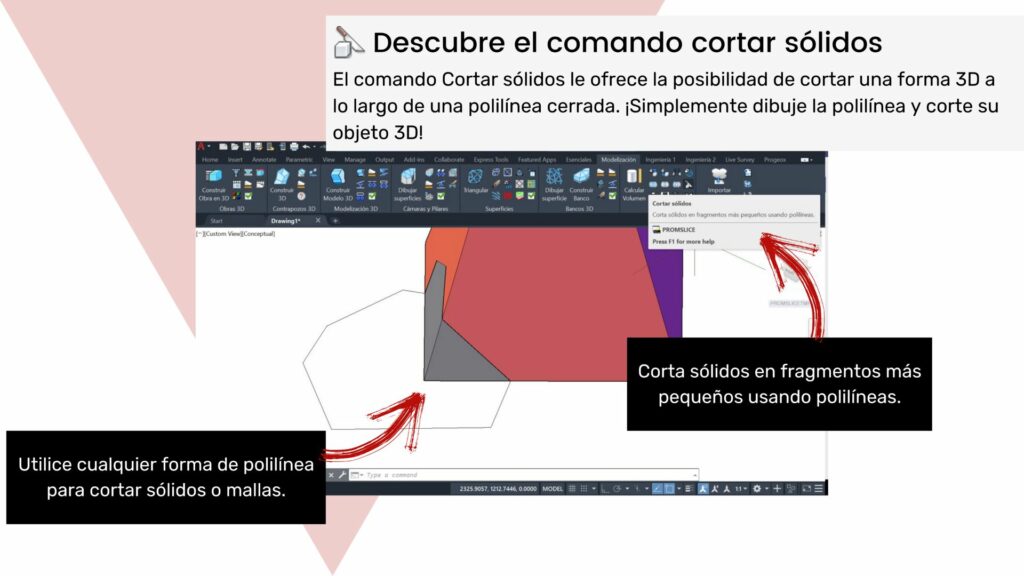 Command Highlight Modelado - Promine Feature Command Image