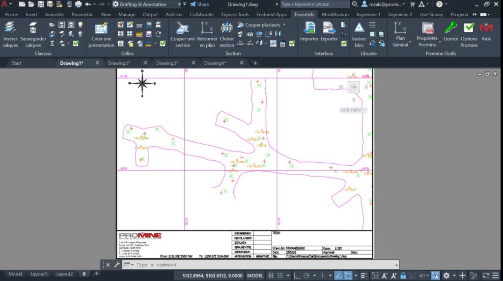 Image du plug-in autocad de grille