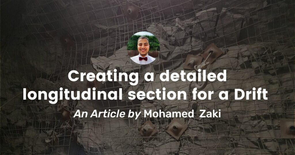 Creating a Detailed Longitudinal Section for a Drift - - Promine Banner Blog