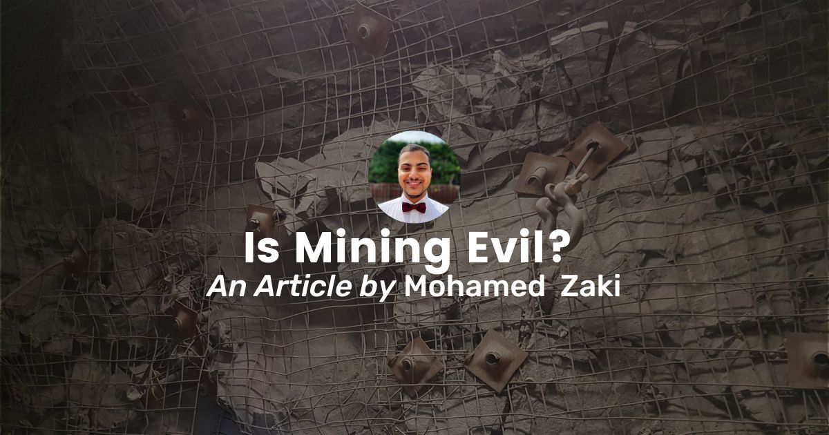 Is Mining Evil? - Promine Banner Blog