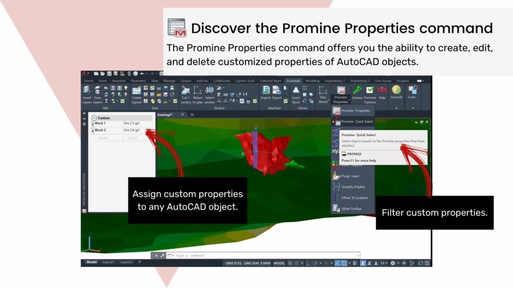 Command Highlight - Project Management - Promine Feature Command Image
