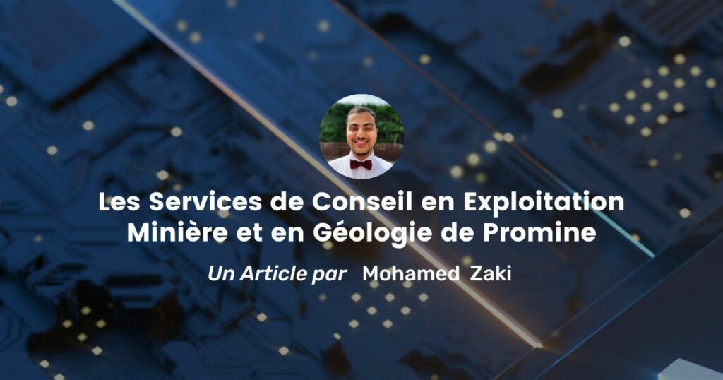 Les Services de Conseil en Exploitation Minière et en Géologie de Promine - Promine Banner Blog